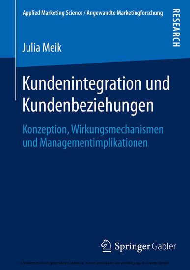 Kundenintegration und Kundenbeziehungen main product photo