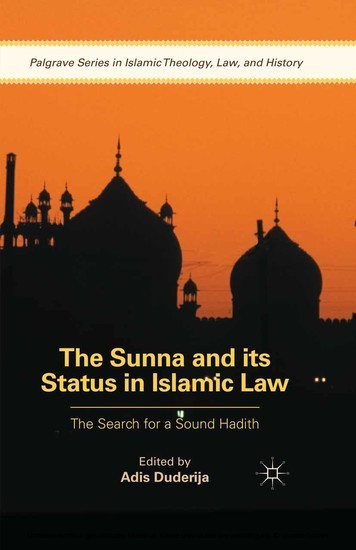 The Sunna and its Status in Islamic Law main product photo