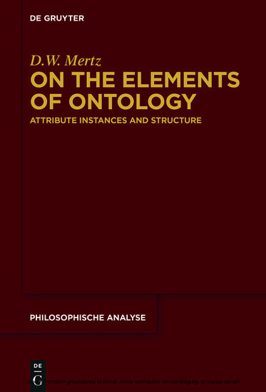 On the Elements of Ontology main product photo