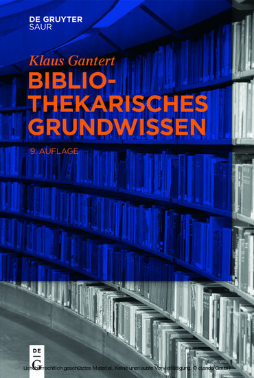 Bibliothekarisches Grundwissen main product photo