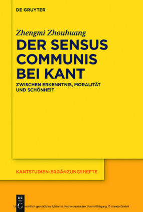 Der sensus communis bei Kant