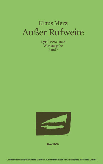 Außer Rufweite main product photo