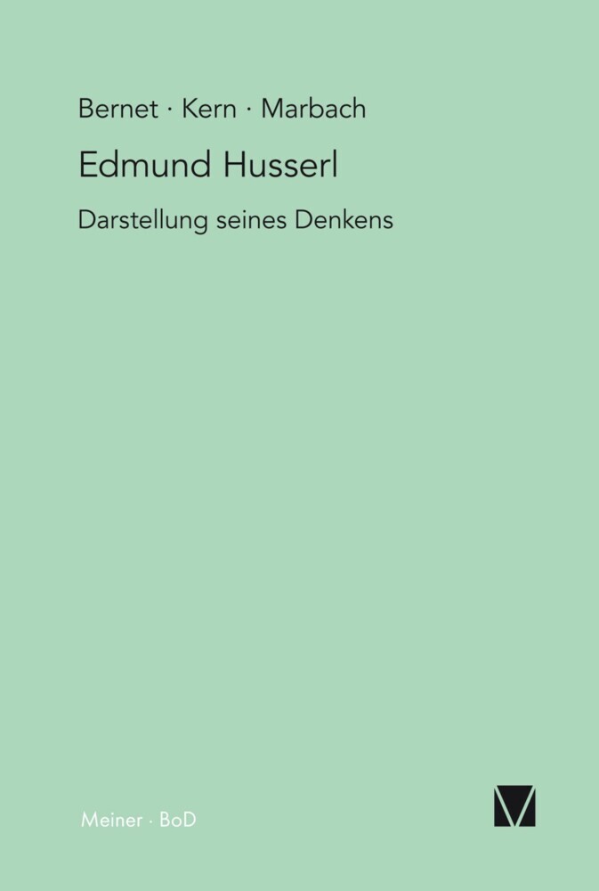 Edmund Husserl - Darstellung seines Denkens main product photo
