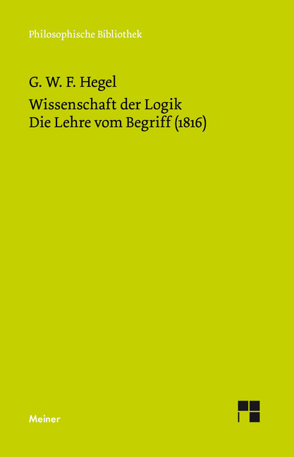 Wissenschaft der Logik. Zweiter Band main product photo