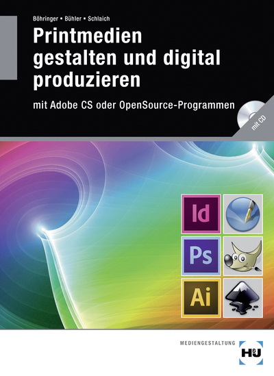 Printmedien gestalten und digital produzieren main product photo