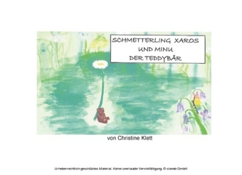 Schmetterling Xaros und Minu der Teddybär