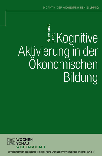 Kognititve Aktivierung in der ökonomischen Bildung main product photo