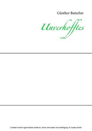 Unverhofftes main product photo