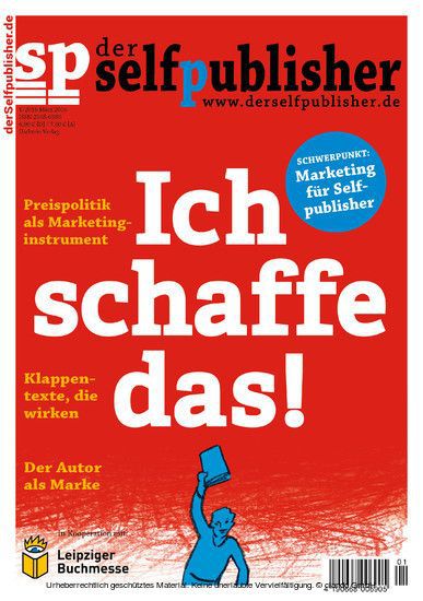 der selfpublisher 1, 1-2016, Heft 1, März 2016 main product photo