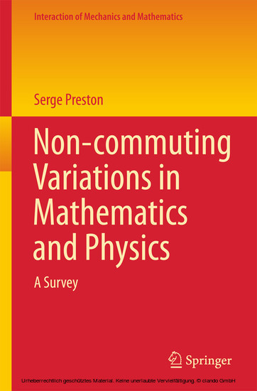 Non-commuting Variations in Mathematics and Physics main product photo