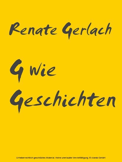 G wie Geschichten main product photo