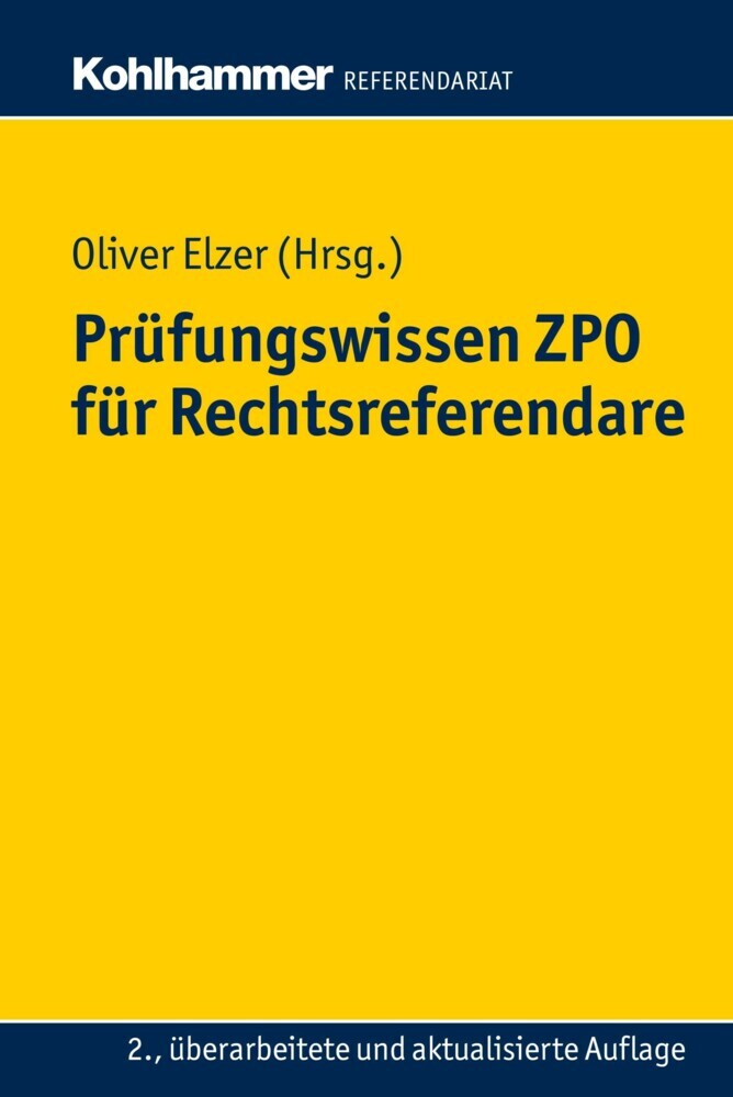 Prüfungswissen ZPO für Rechtsreferendare main product photo