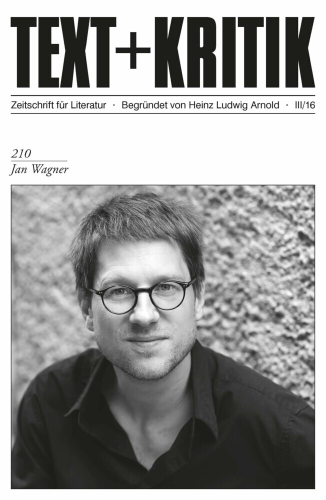 TEXT+KRITIK 210: Jan Wagner main product photo
