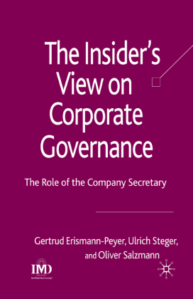 The Insider's View on Corporate Governance