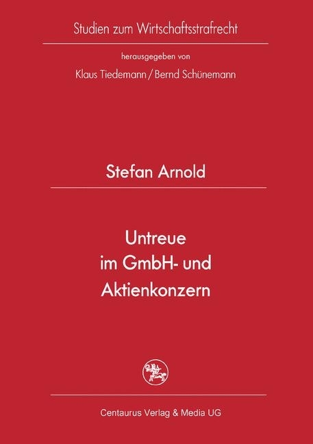 Untreue im GmbH- und Aktienkonzern main product photo