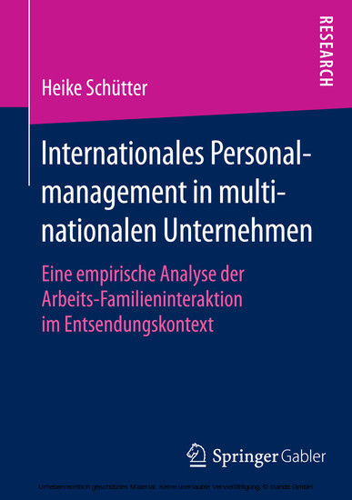 Internationales Personalmanagement in multinationalen Unternehmen main product photo