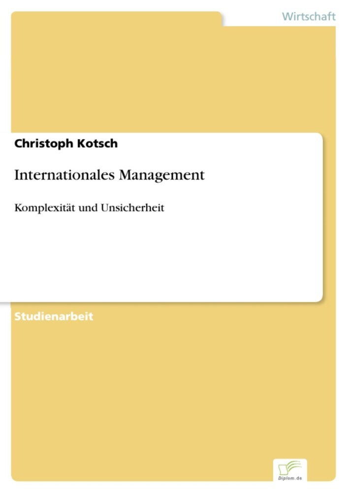Internationales Management main product photo