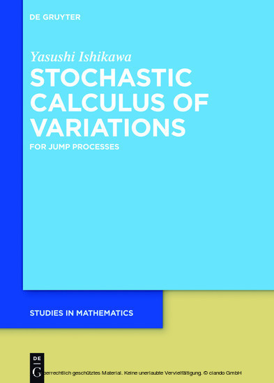 Stochastic Calculus of Variations main product photo