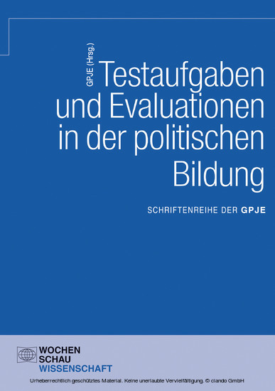 Testaufgaben und Evaluationen in der politischen Bildung main product photo