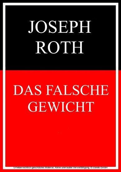 Das falsche Gewicht main product photo