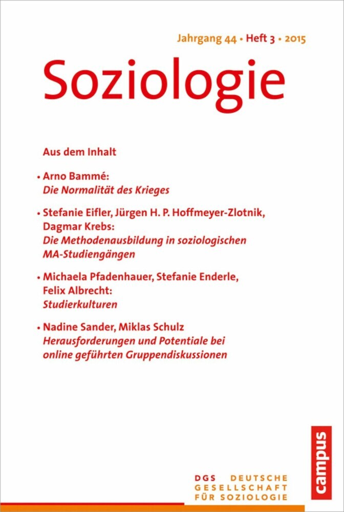 Soziologie 3.2015 main product photo