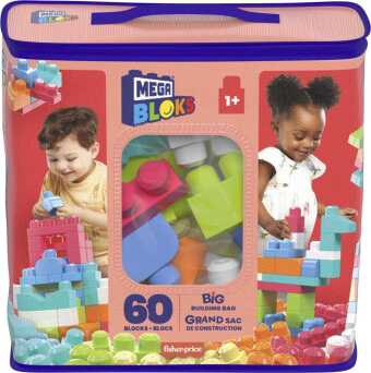 Mega Bloks Bausteinebeutel Medium, pink