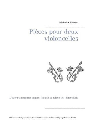 Pièces pour deux violoncelles