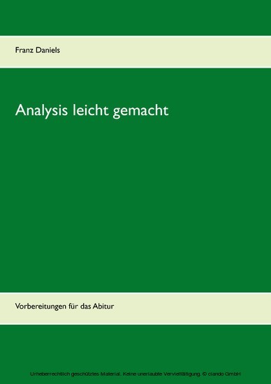 Analysis leicht gemacht main product photo