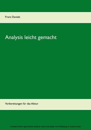 Analysis leicht gemacht
