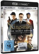 Kingsman: The Secret Service 4K, 1 UHD-Blu-ray + 1 Blu-ray + Digital HD UV