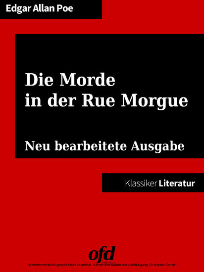 Die Morde in der Rue Morgue main product photo