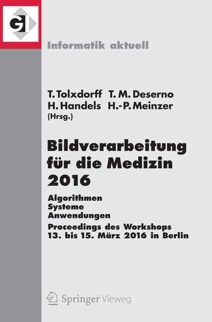 Bildverarbeitung für die Medizin 2016 main product photo