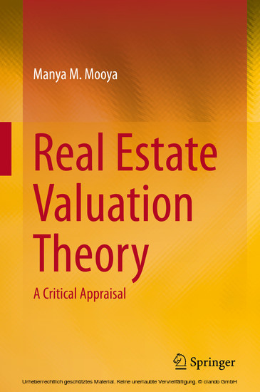 Real Estate Valuation Theory main product photo
