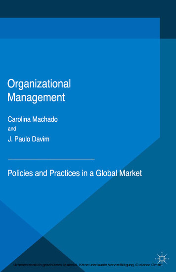 Organizational Management main product photo