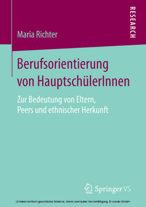 Berufsorientierung von HauptschülerInnen