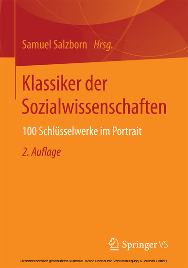 Klassiker der Sozialwissenschaften main product photo