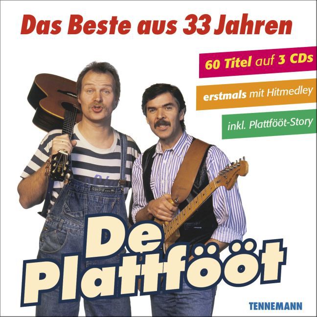 De Plattfööt - Das Beste aus 33 Jahren, 3 Audio-CDs main product photo