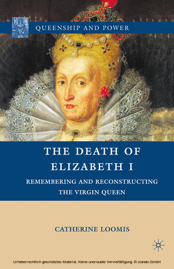 The Death of Elizabeth I main product photo