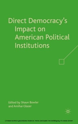 Direct Democracy's Impact on American Political Institutions