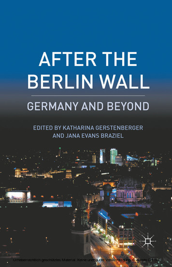 After the Berlin Wall main product photo