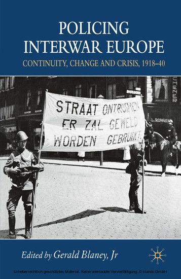 Policing Interwar Europe main product photo