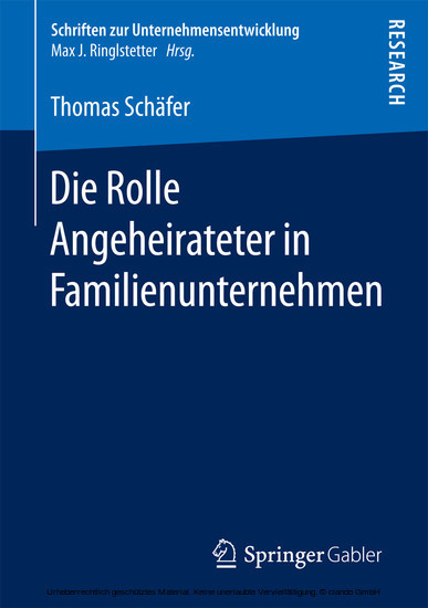 Die Rolle Angeheirateter in Familienunternehmen main product photo