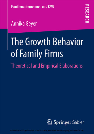 The Growth Behavior of Family Firms main product photo