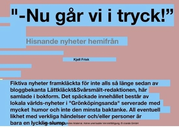 Nu går vi i tryck! main product photo