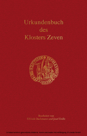 Urkundenbuch des Klosters Zeven main product photo