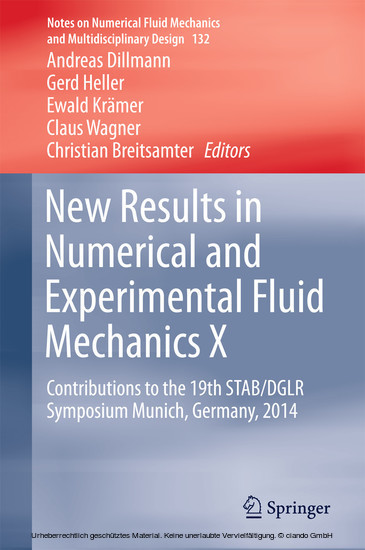 New Results in Numerical and Experimental Fluid Mechanics X main product photo