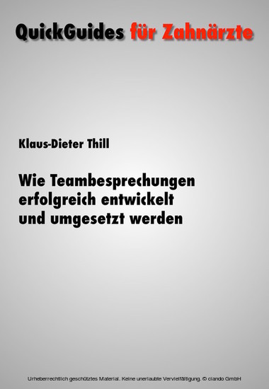 Wie Teambesprechungen erfolgreich vorbereitet und umgesetzt werden main product photo