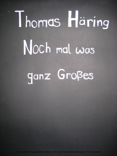 Noch mal was ganz Großes main product photo