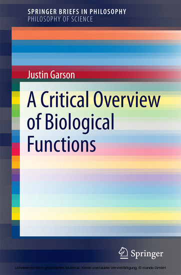 A Critical Overview of Biological Functions main product photo