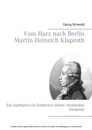 Vom Harz nach Berlin Martin Heinrich Klaproth